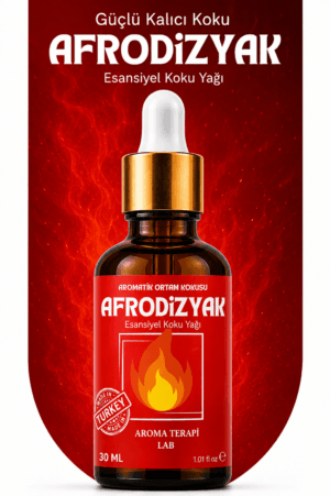 Aroma Terapi Türkiye Afrodizyak Aromatik Koku Yağı 30 ml Cam Çubuklu Şişe