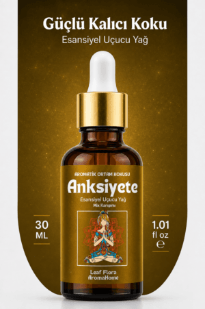 Aroma Terapi Türkiye Anksiyete Aromatik Koku Yağı 30 ml Cam Çubuklu Şişe