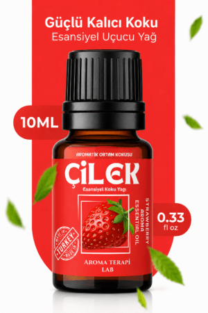 Aroma Terapi Türkiye Çilek Aromatik Ortam Kokusu 10 ml