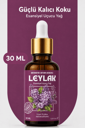 Aroma Terapi Türkiye Leylak Aromatik Koku Yağı 30 ml Cam Çubuklu Şişe