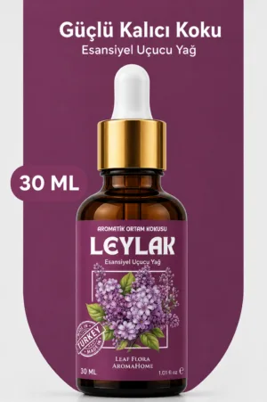 Aroma Terapi Türkiye Leylak Aromatik Koku Yağı 30 ml Cam Çubuklu Şişe