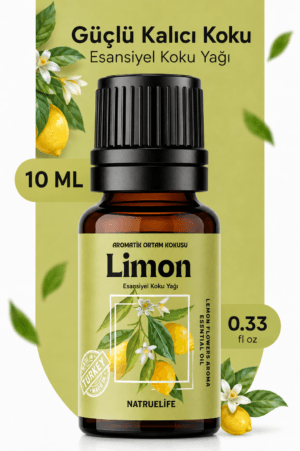 Aroma Terapi Türkiye Limon Aromatik Ortam Kokusu 10 ml