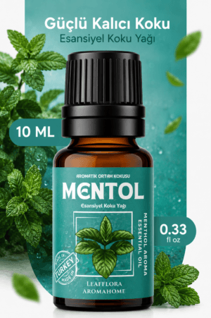 Aroma Terapi Türkiye Mentol Aromatik Ortam Kokusu 10 ml