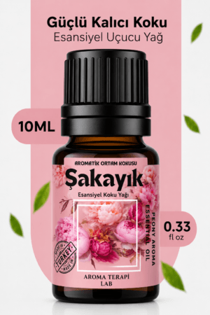 Aroma Terapi Türkiye Şakayık Gülü Aromatik Ortam Kokusu 10 ml