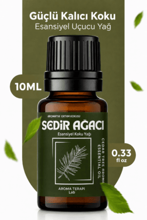 Aroma Terapi Türkiye Sedir Ağacı Aromatik Ortam Kokusu 10 ml
