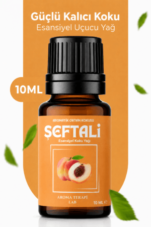 Aroma Terapi Türkiye Şeftali Aromatik Ortam Kokusu 10 ml