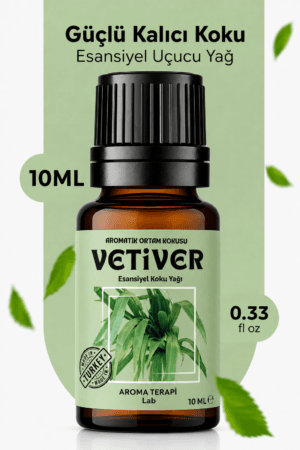 Aroma Terapi Türkiye Vetiver Aromatik Ortam Kokusu 10 ml