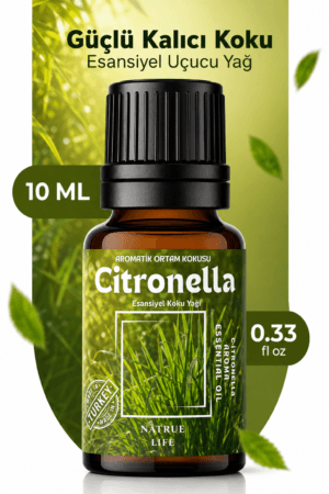 Aroma Terapi Türkiye Citronella Aromatik Ortam Kokusu 10 ml