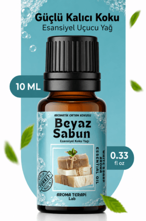 Aroma Terapi Türkiye Beyaz Sabun Aromatik Ortam Kokusu 10 ml